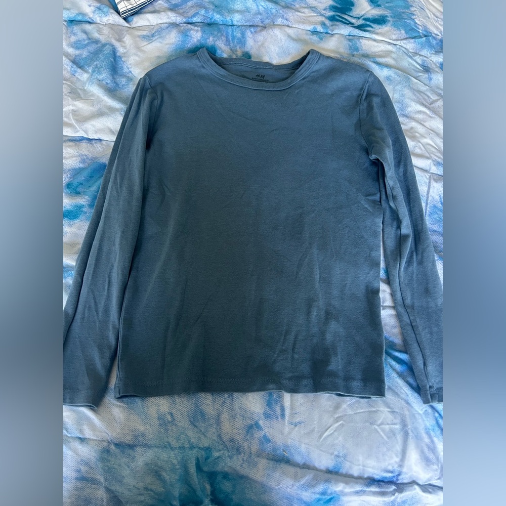 H&M Light Blue Basic Tee